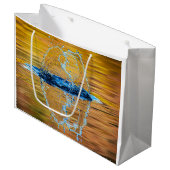 Splash op een herfst avond groot cadeauzakje (Voorkant Gekanteld)