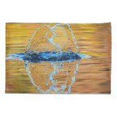 Splash op een herfst avond kussensloop (Achterkant)