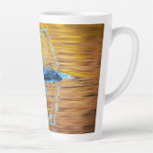 Splash op een herfst avond latte mok (Rechts)