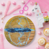 Splash op een herfst avond papieren bordje (Feest)