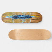 Splash op een herfst avond persoonlijk skateboard (Horizontaal)