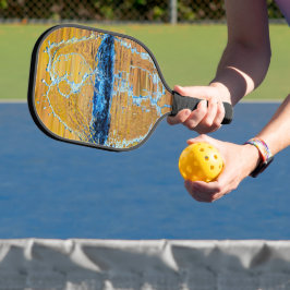 Splash op een herfst avond pickleball paddle