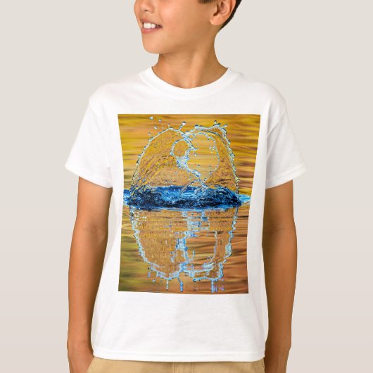 Splash op een herfst avond t-shirt (Voorkant)
