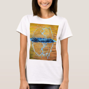 Splash op een herfst avond t-shirt