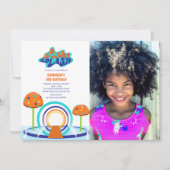 Splash Pad Verjaardag Foto Kaart (Voorkant)