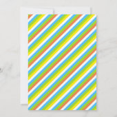 Splash Pad Verjaardag Uitnodiging / Waterpark / Jo (Achterkant)