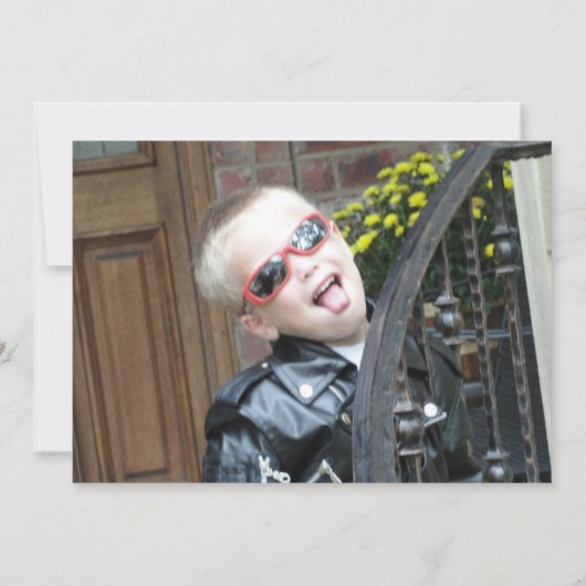 Splash Pad verjaardagsuitnodiging Kaart (Achterkant)