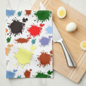 Splash Paint American MoJo Kitchen Towel Theedoek (Quarter Fold)