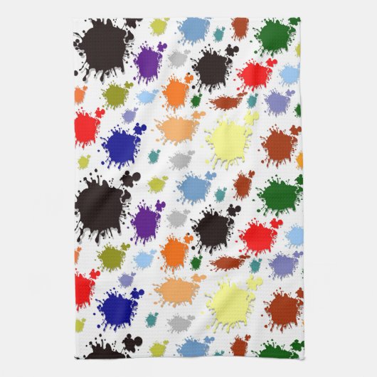Splash Paint American MoJo Kitchen Towel Theedoek (Verticaal)