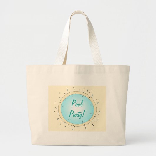 Splash Pool Party Canvas Canvas tassen (Voorkant)