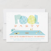 Splash Pool Party Kaart (Voorkant)