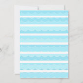 Splash Pool Party Verjaardag Uitnodiging - Jongen (Achterkant)