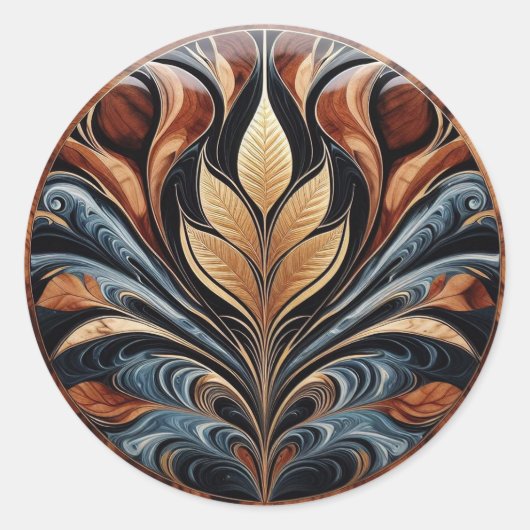 Splash Ronde Sticker (Voorkant)