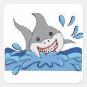Splash Shark Sticker (Voorkant)