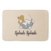 Splash splash dog-badmatje badmat (Voorkant)