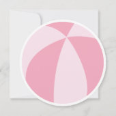 Splash Summer Pool Girls Birthday Kaart (Achterkant)