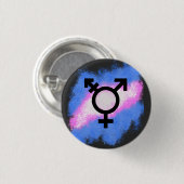 Splash Trans vlag Ronde Button 3,2 Cm (Voorkant /achterkant)