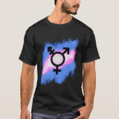 Splash Transgender Flag T-shirt (Voorkant)