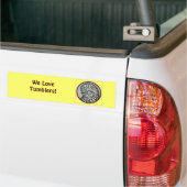 Splash Tumbler Pigeon Circle Bumpersticker (Op Truck)