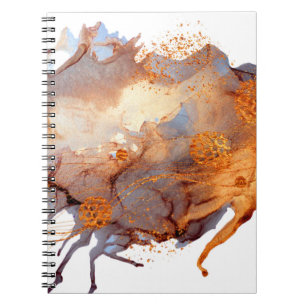 Splash Valley. Natuurlijke luxe. Royal art. Orient Notitieboek