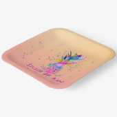 Splash van Aloha Papieren Bordje (Gebogen)