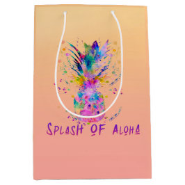 Splash van Aloha Tall Gift Bag Medium Cadeauzakje