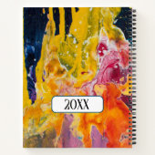SPLASH VAN COLORFUL PAINT, PERSOONLIJK JOURNAL NOTITIEBOEK (Achterkant)