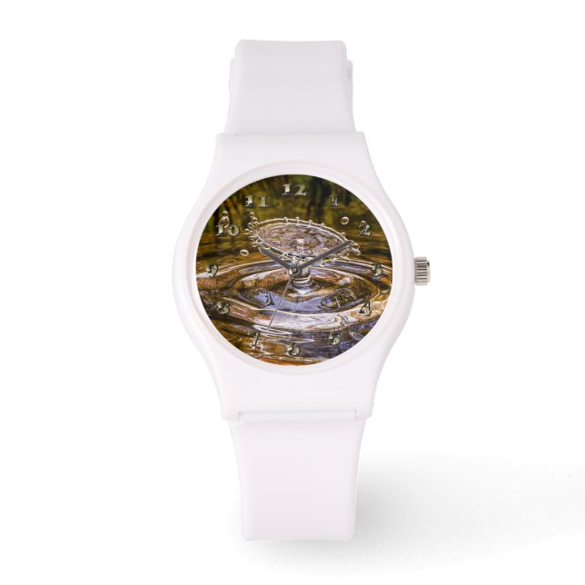 Splash van de waterdruppel horloge (Voorkant)