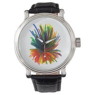 Splash van kleuren Horloge