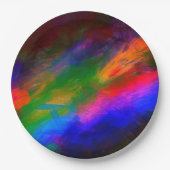 Splash van kleuren papier Bord (Voorkant)
