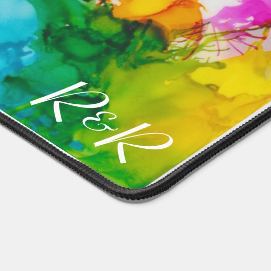 Splash van Kleurenbureaumat Bureaumat (Hoek)