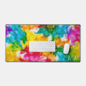 Splash van Kleurenbureaumat Bureaumat (Keyboard & Muis)