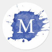 Splash van ⎥ monogram Sticker (Voorkant)