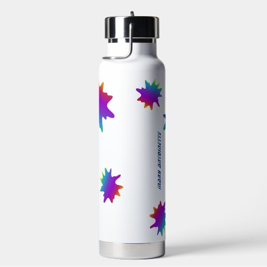 Splash van neonkleur waterfles (Rechts)