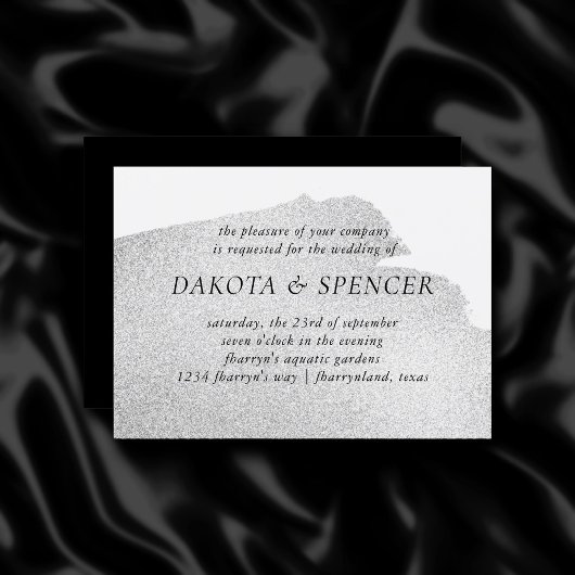 Splash van Onyx | Zwarte houtskool Waterverf bruil Kaart