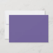 Splash van Paars | Chic Lavender Violet Waterverf RSVP Kaartje (Achterkant)