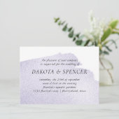 Splash van Paars | Trendy Abstracte Waterverf Kaart (Staand voorkant)