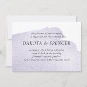 Splash van Paars | Trendy Abstracte Waterverf Kaart (Voorkant)