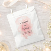 Splash van Roze Elegante Bruiloft Favor Bag Bedankzakje (Geknipt)