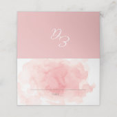 Splash van Roze Trouwplaatskaarten Plaatskaartje (Buitenkant ongevouwen)