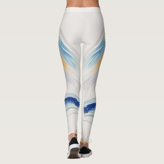 Splash van Stijl Beste Waterverf Leggings (Achterkant)