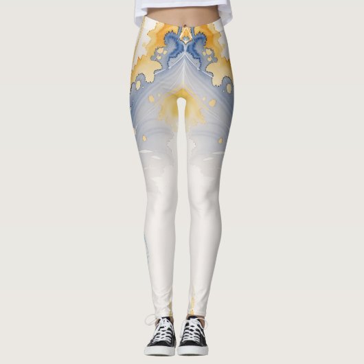 Splash van Stijl Beste Waterverf Leggings (Voorkant)