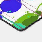 Splash van verfkleur bureaumat (Hoek)