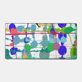 Splash van verfkleur bureaumat (Voorkant)