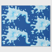 Splash van waterdamppapier cadeaupapier (Vlak)
