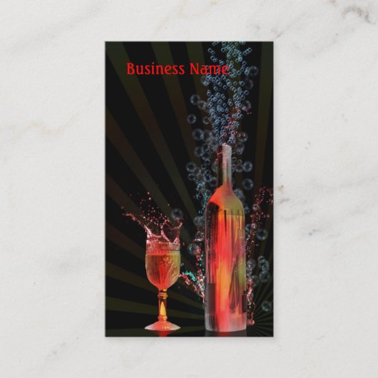 Splash. Visitekaartje (Voorkant)