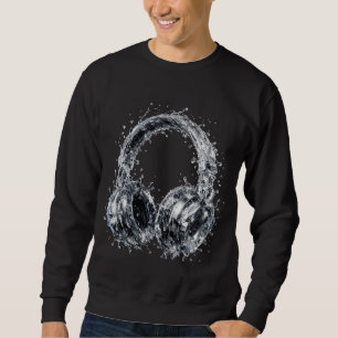 Splash Water Hoofdtelefoons Fluid Audio Muziek Kun Trui