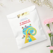 Splash Water Park Zomer Waterslide Verjaardagsfees Bedankzakje (Gezegeld)