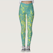 splash yellow leggings (Voorkant)