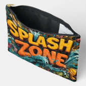 "Splash Zone" Levendige en speelse grafische kunst Etui (Open)